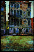 Italy visit 224087 Private Home, Grand Canal, Venice A4 Limited Edition Watercolour Print