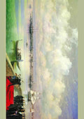 Ivan Aivazovsky byron visiting mhitarists on island of st lazarus A4 Photo Print