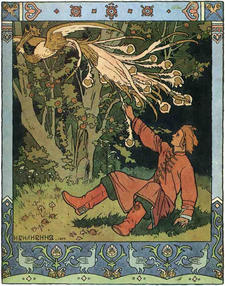 Ivan Bilibin Page 013 Fairy Art Vintage Illustration A4 Photo Print