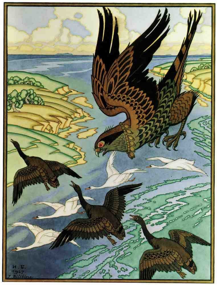 Ivan Bilibin Page 026 Fairy Art Vintage Illustration A4 Photo Print