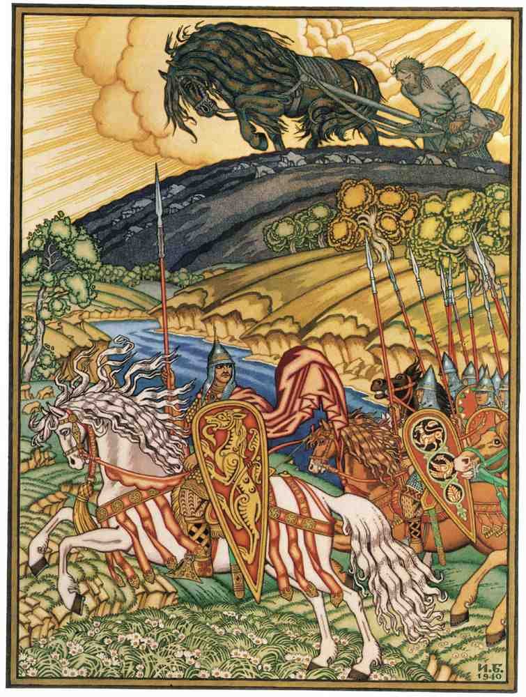 Ivan Bilibin Page 029 Fairy Art Vintage Illustration A4 Photo Print