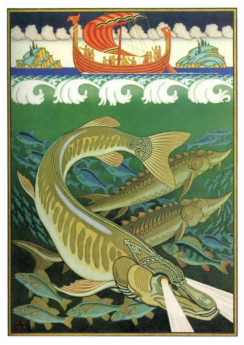 Ivan Bilibin Page 030 Fairy Art A4 Photo Print