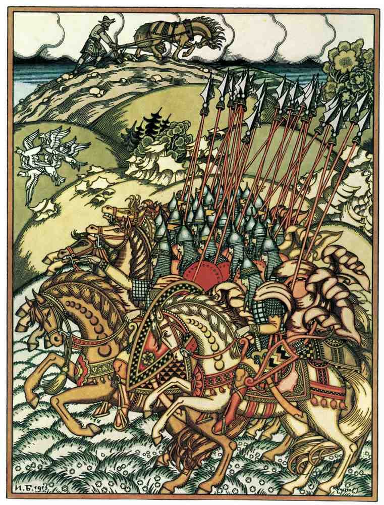 Ivan Bilibin Page 031 Fairy Art Vintage Illustration A4 Photo Print