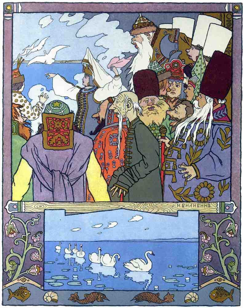Ivan Bilibin Page 041 Fairy Art Vintage Illustration A4 Photo Print
