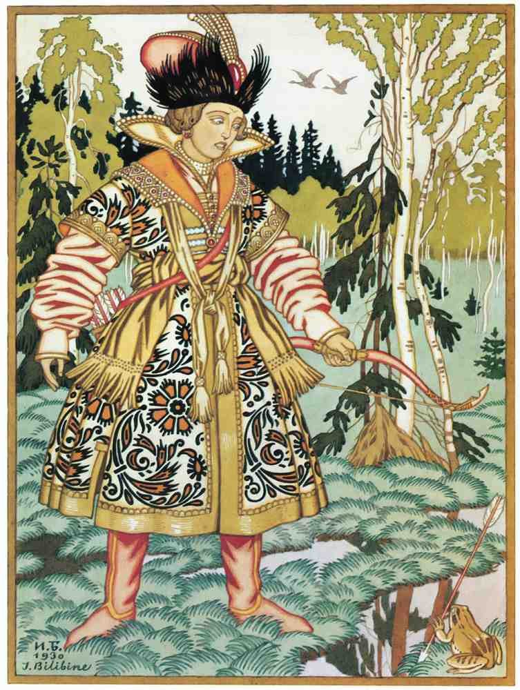 Ivan Bilibin Page 045 Fairy Art Vintage Illustration A4 Photo Print