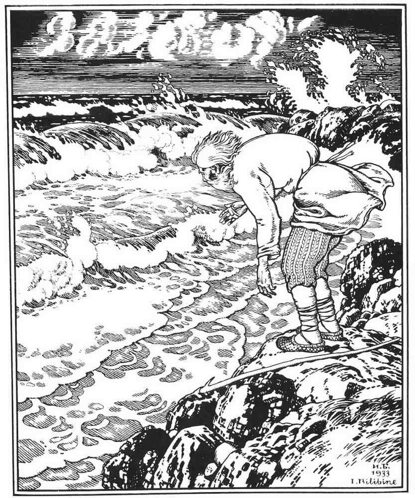 Ivan Bilibin Page 055 Fairy Art Vintage Illustration A4 Photo Print