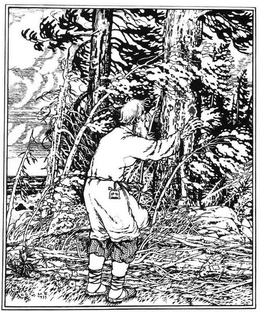 Ivan Bilibin Page 056 Fairy Art Vintage Illustration A4 Photo Print