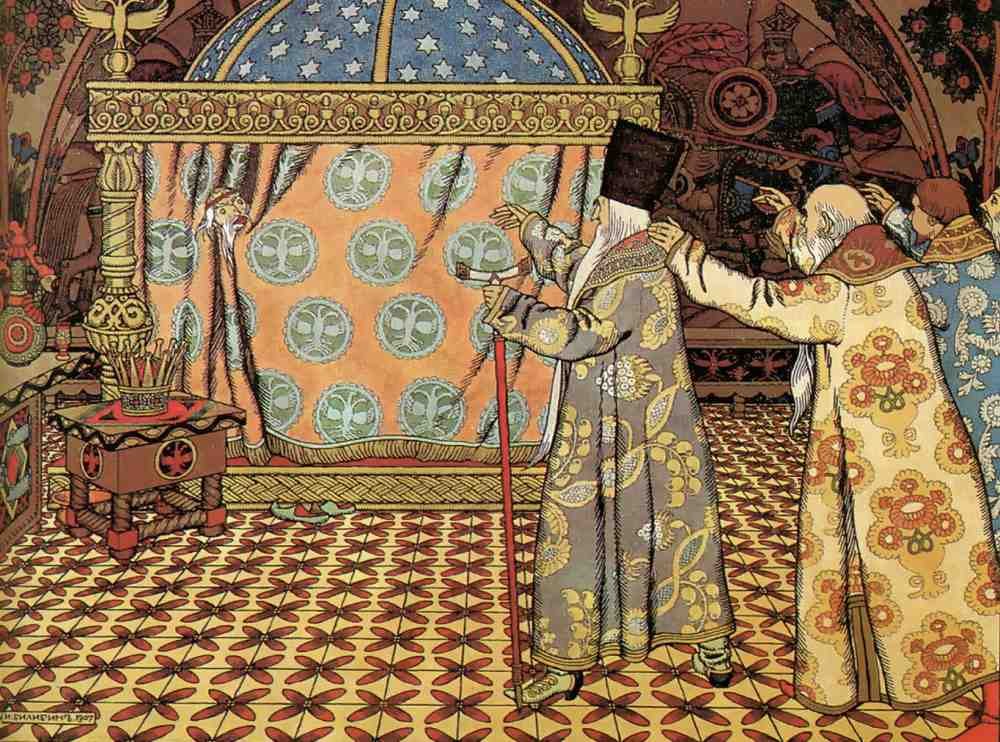 Ivan Bilibin Page 071 Fairy Art Vintage Illustration A4 Photo Print