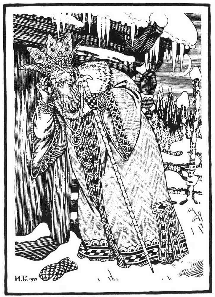 Ivan Bilibin Page 074 Fairy Art Vintage Illustration A4 Photo Print