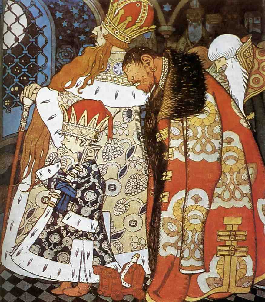Ivan Bilibin Page 096 Fairy Art Vintage Illustration A4 Photo Print