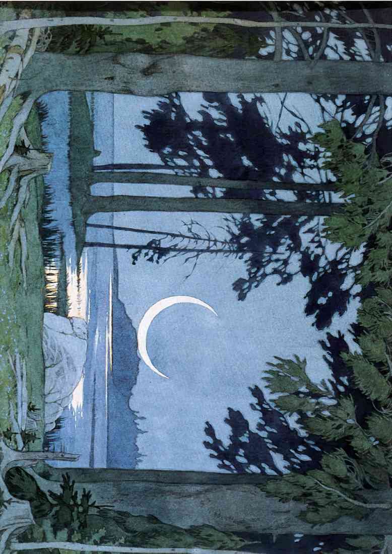 Ivan Bilibin Page 099 Fairy Art cropped 1 2 A4 Photo Print