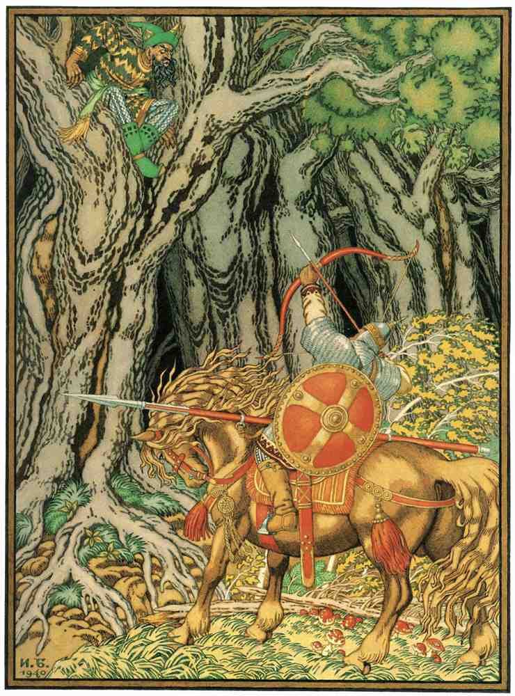 Ivan Bilibin Page 102 Fairy Art Vintage Illustration A4 Photo Print