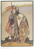 Ivan Bilibin costume design for the opera prince igor by alexander bo Art A4 Photo Print