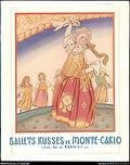 Ivan Bilibin poster of russian ballet 1930 Art A4 Photo Print