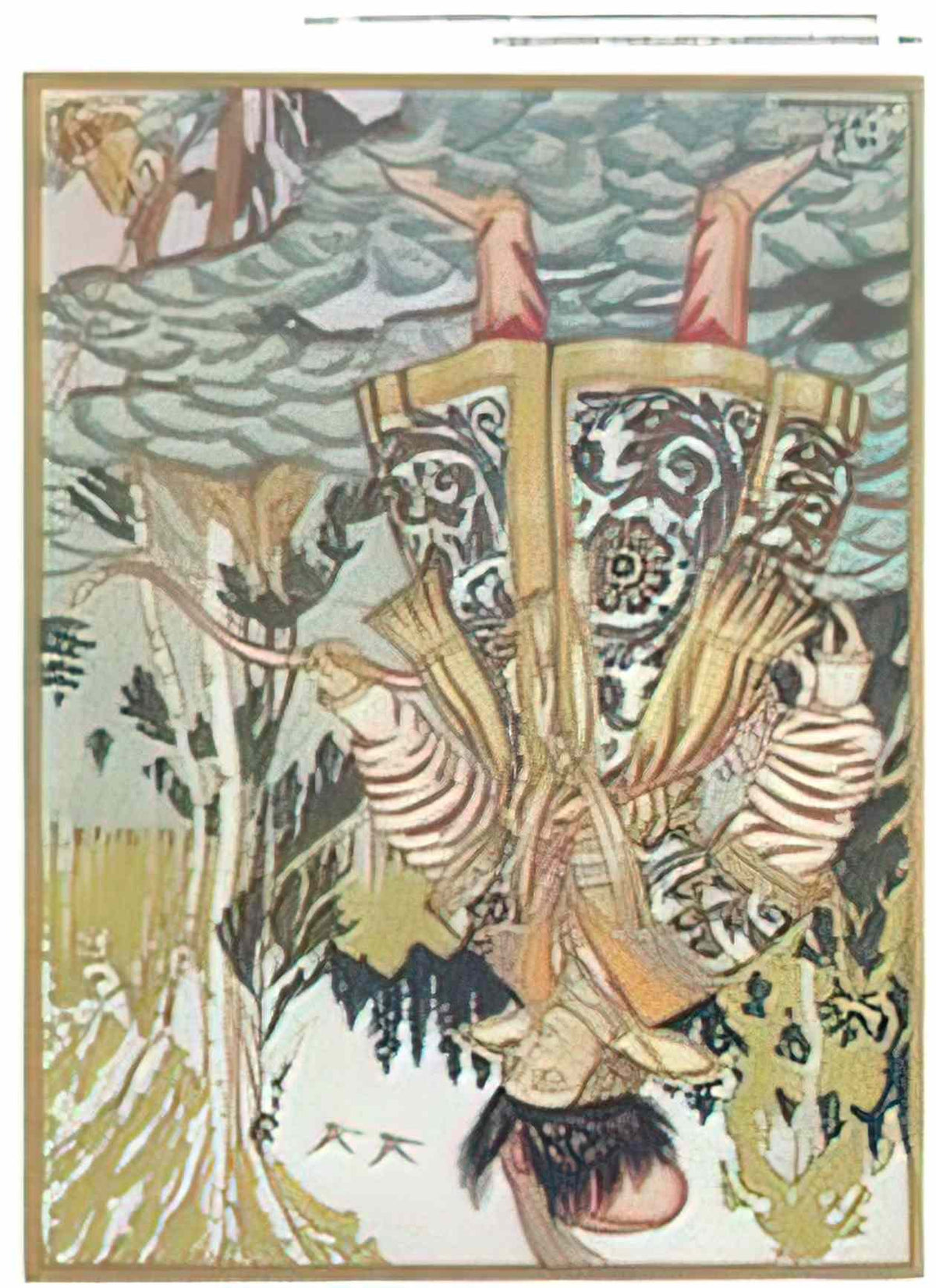 Ivan Bilibin russian fairy story the frog princess 19301 Art A4 Photo Print