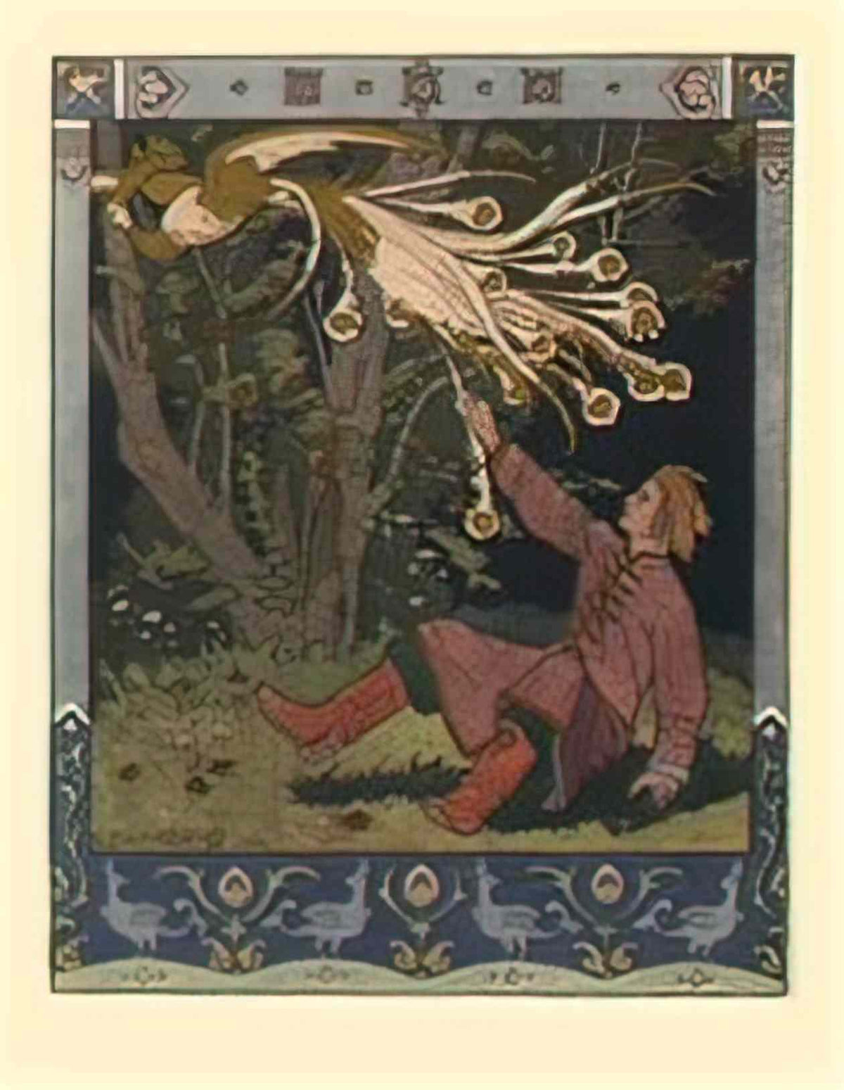 Ivan Bilibin tale of prince ivan the firebird and Art A4 Photo Print
