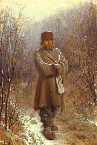Ivan Nikolaevich Kramskoy Kramskoi Meditator A4 Photo Print