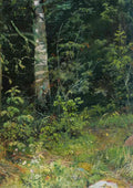 Ivan Shishkin corner of overgrown garden goutweed 2 A4 Photo Print