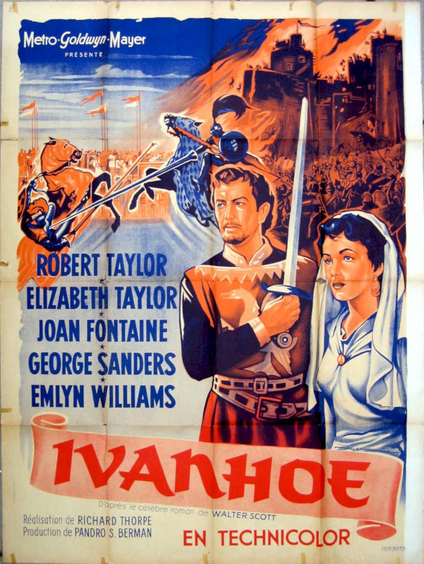 Ivanhoe Battle Castle Vintage Retro Advert Poster A4 Photo Print