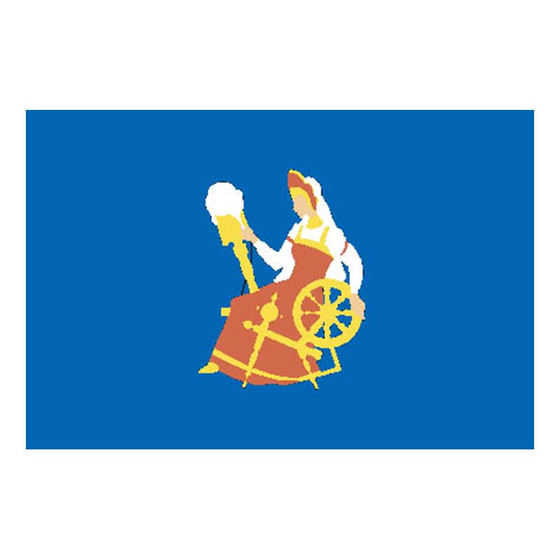 Ivanovo City Flag N1635 A4 Photo Print