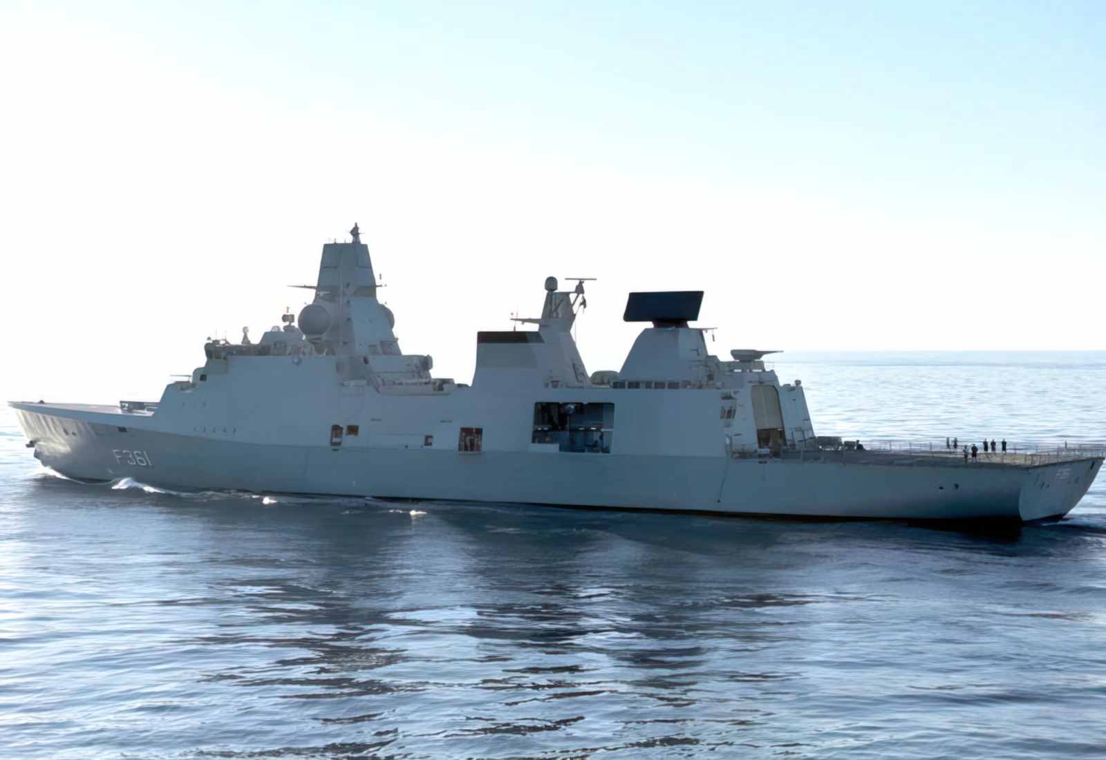 Iver Huitfeldt F361 Air Defense Frigate A4 Photo Print
