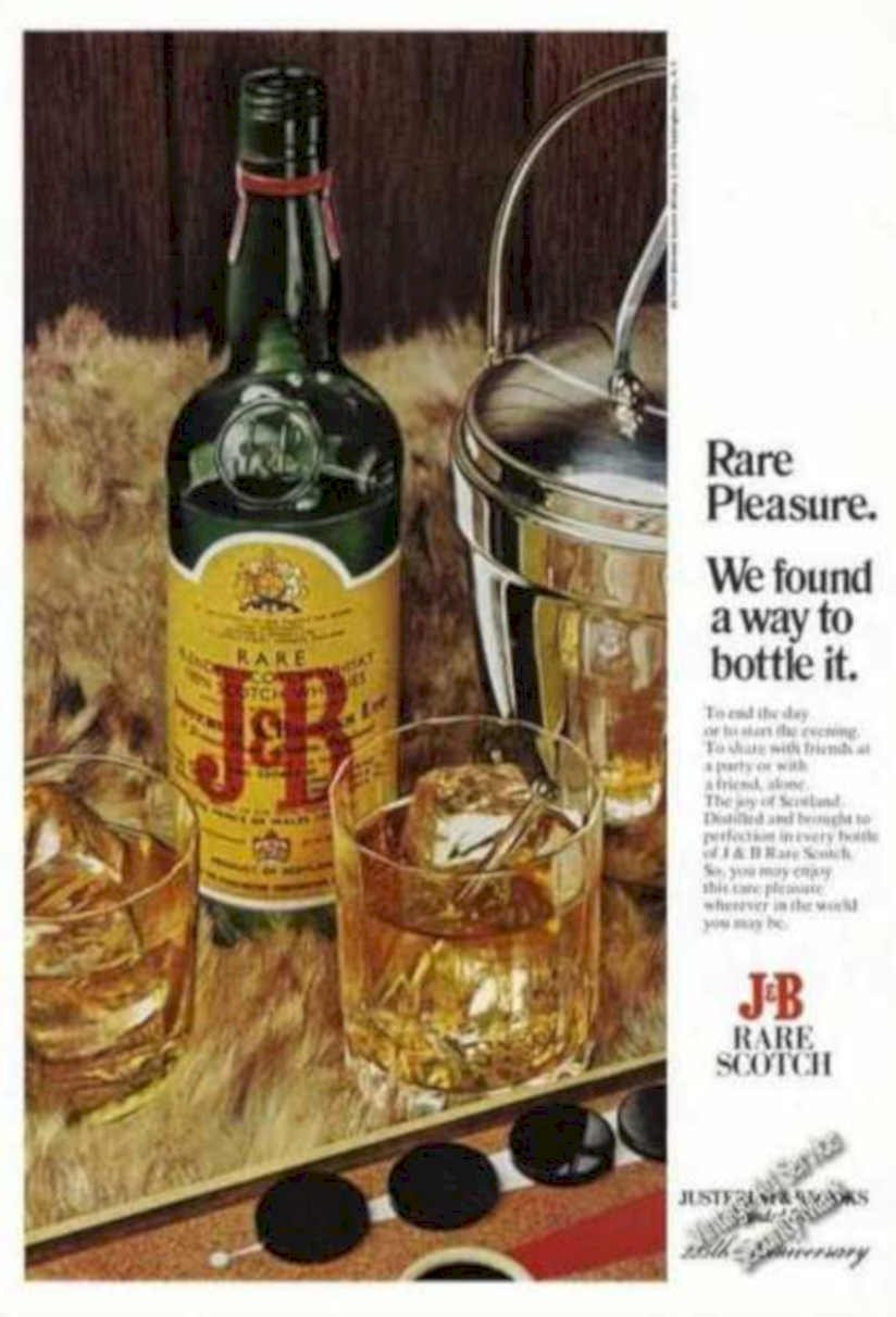 J B Scotch Vintage Retro Advert Ads A4 Photo Print