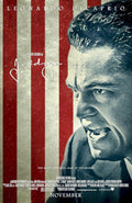 J Edgar Dicaprio Vintage Retro Advert Poster A4 Photo Print
