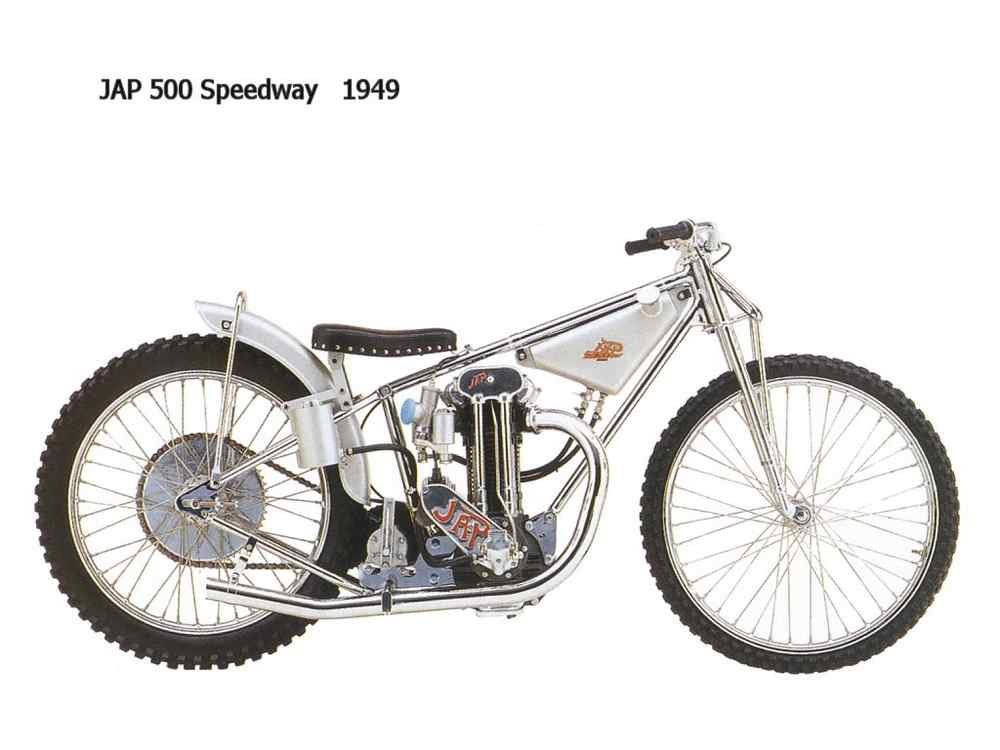 JAP 500 Speedway 1949 motorbike A4 Photo Print