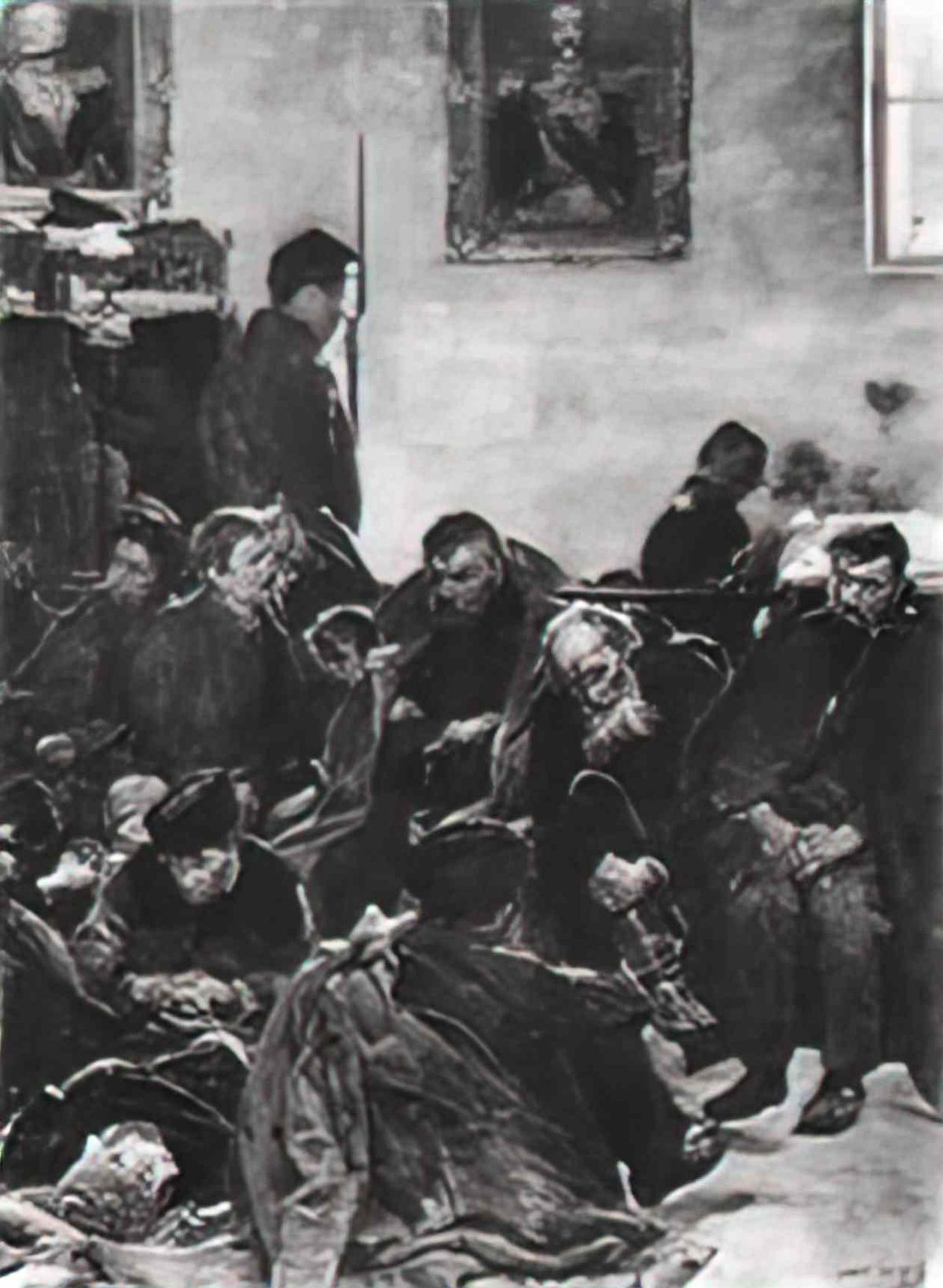 Jacek Malczewski at the stage siberians 1890 Art A4 Photo Print