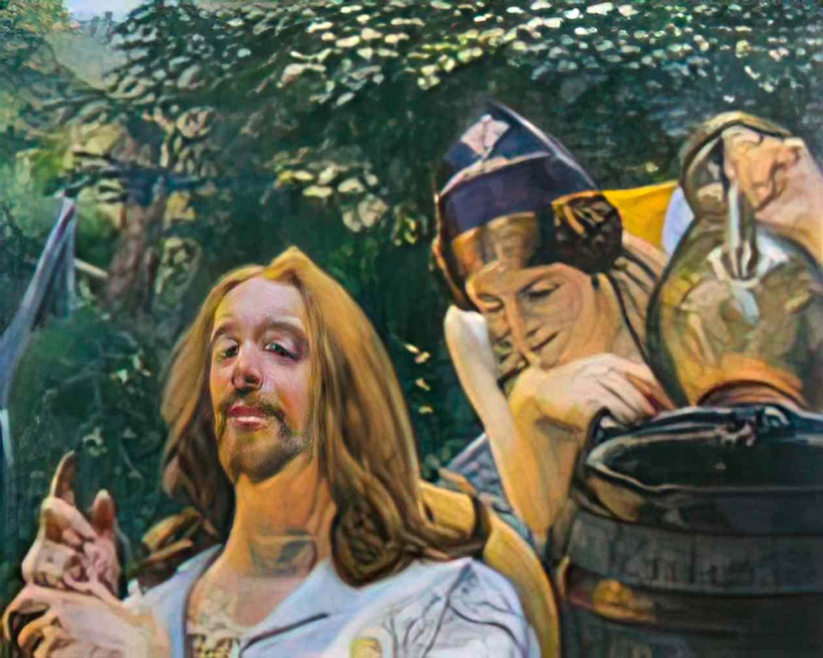 Jacek Malczewski christ and samaritan woman 1 Art A4 Photo Print
