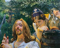 Jacek Malczewski christ and samaritan woman 1 Art A4 Photo Print UK