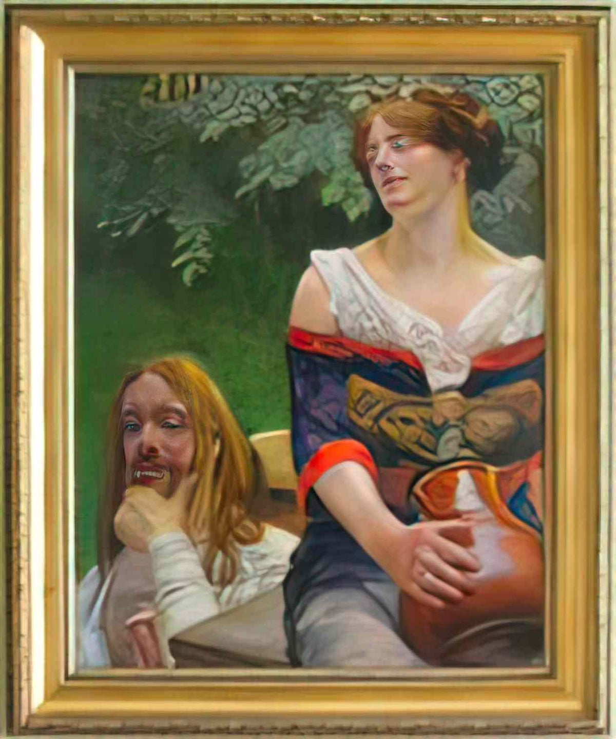 Jacek Malczewski christ and the samaritian woman Art A4 Photo Print