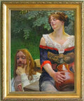 Jacek Malczewski christ and the samaritian woman Art A4 Photo Print UK