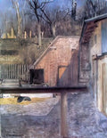 Jacek Malczewski courtyard in zoo Art A4 Photo Print UK