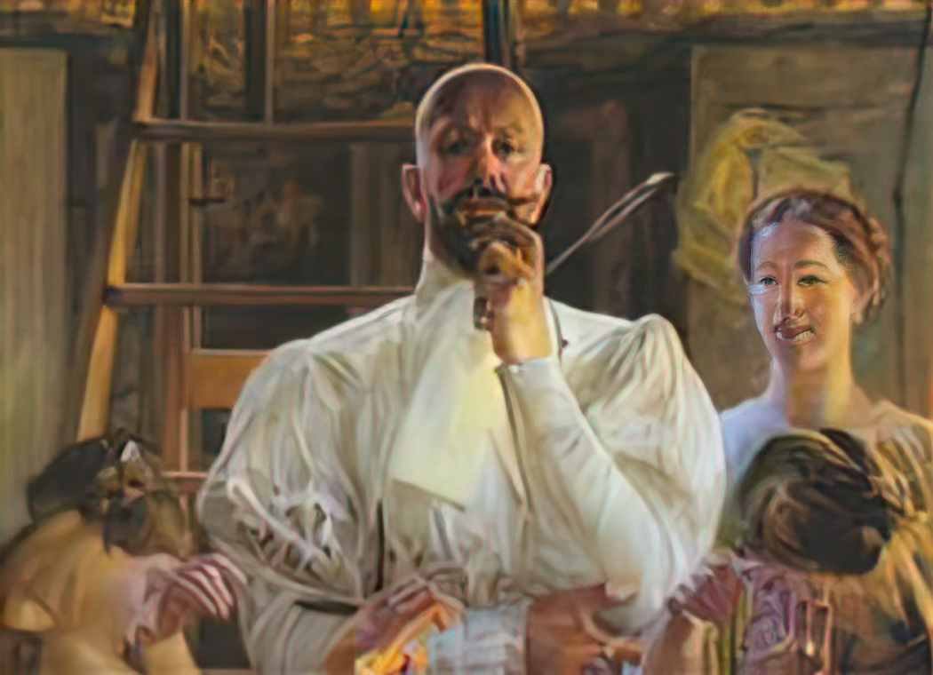 Jacek Malczewski farewell to atelier Art A4 Photo Print UK