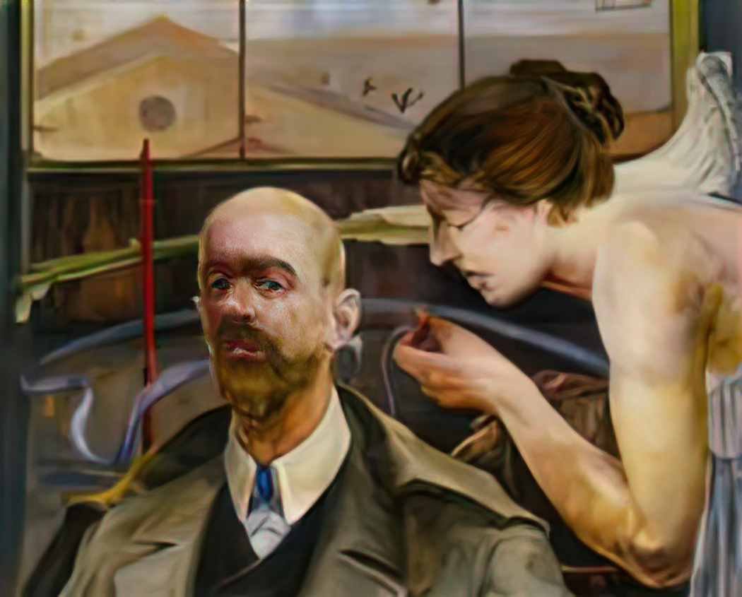 Jacek Malczewski self portrait Art A4 Photo Print UK