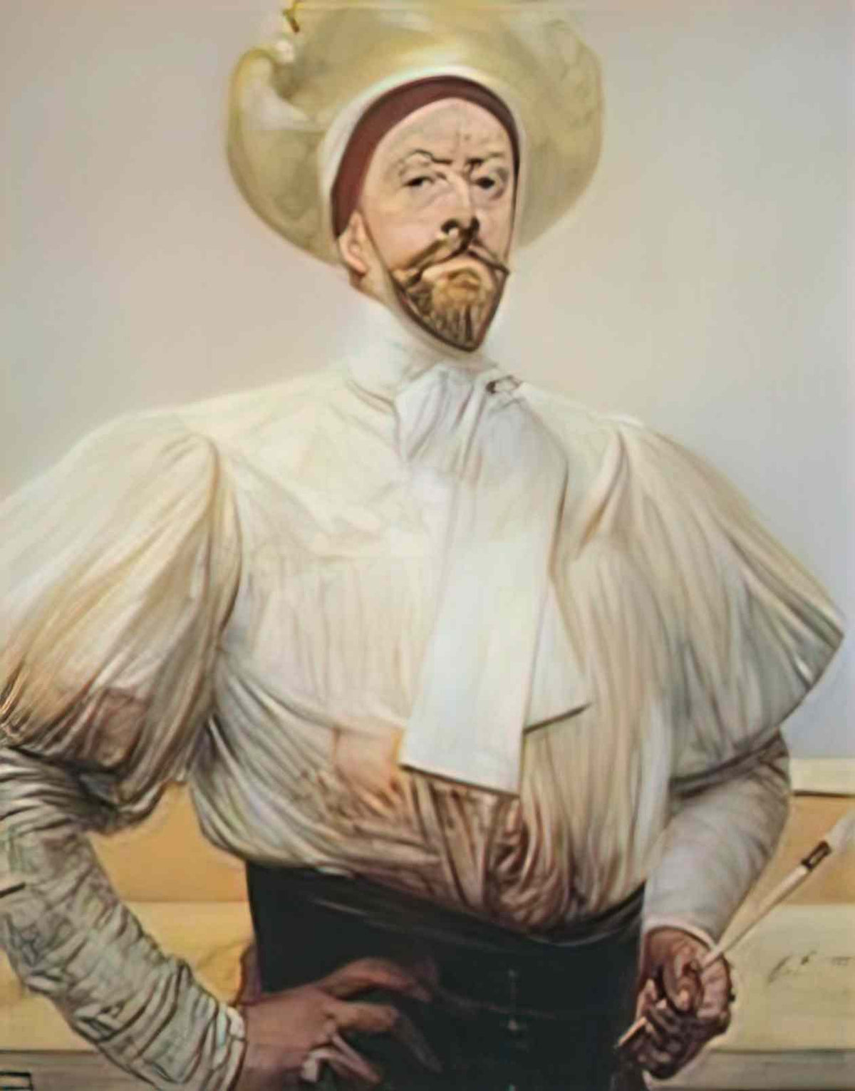 Jacek Malczewski self portrait in white dress Art A4 Photo Print