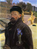 Jacek Malczewski self portrait with hyacinth Art A4 Photo Print UK