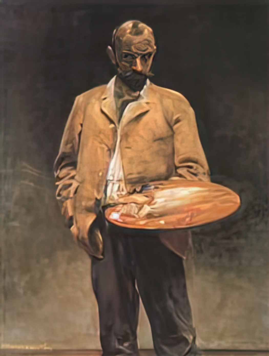 Jacek Malczewski self portrait with palette Art A4 Photo Print UK
