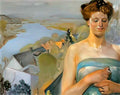 J C Leyendecker inland printer december leyendecker Art A4 Photo Print