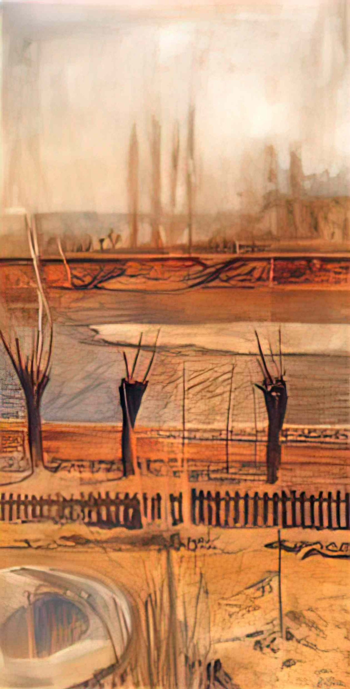 Jacek Malczewski the landscape above the vistula Art A4 Photo Print