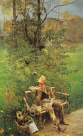 Jacek Malczewski the painter boy 1890 Art A4 Photo Print UK