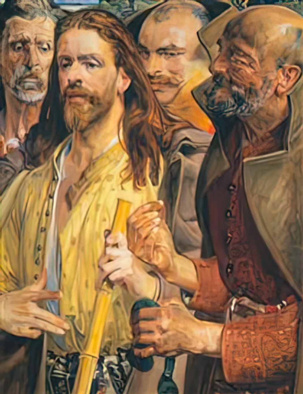 Jacek Malczewski the tribute money triptych middle Art A4 Photo Print UK
