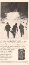 Jack Daniel Christmas Vintage Retro Advert Ads A4 Photo Print