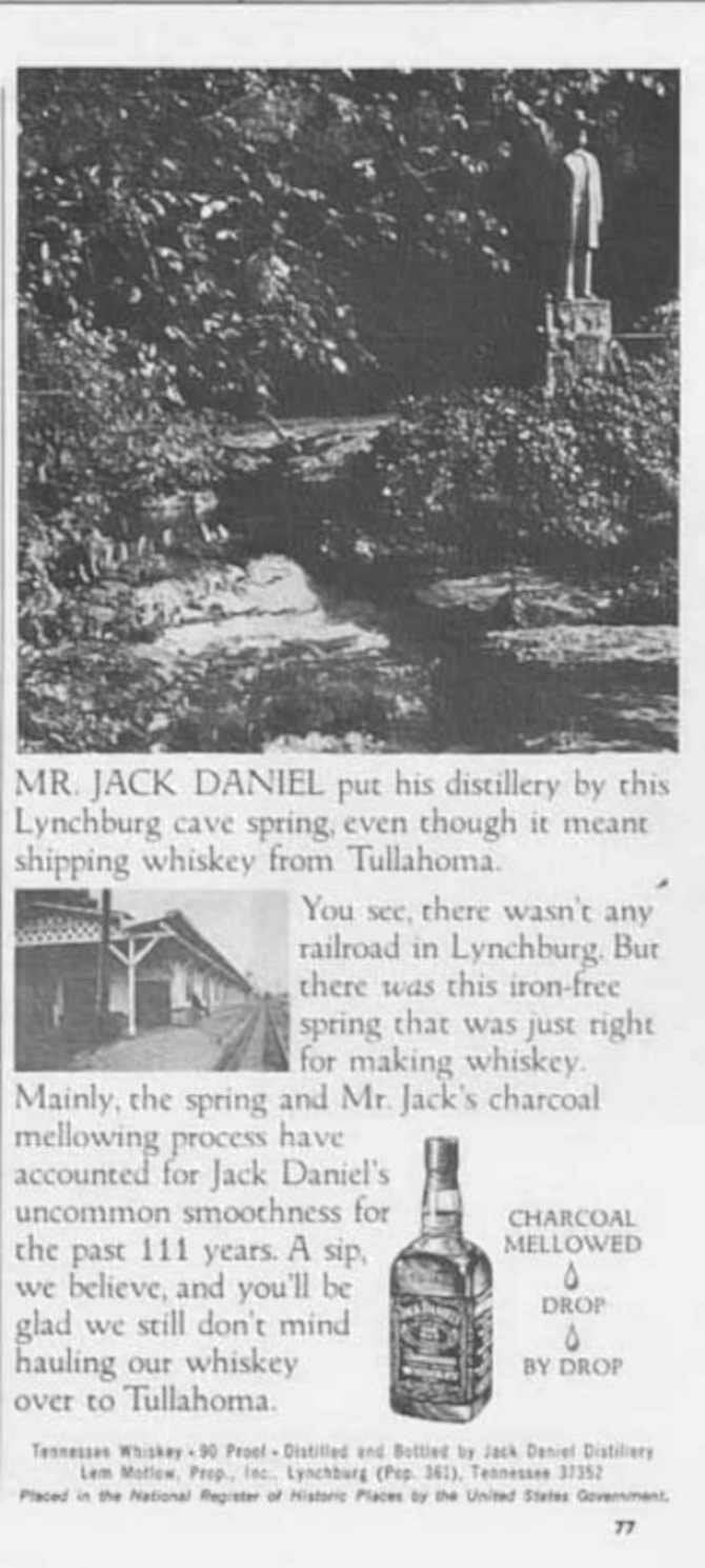 Jack Daniel Distillery Vintage Retro Advert Ads A4 Photo Print
