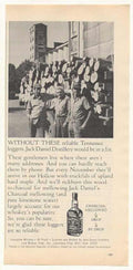 Jack Daniel Loggers Vintage Retro Advert Ads A4 Photo Print