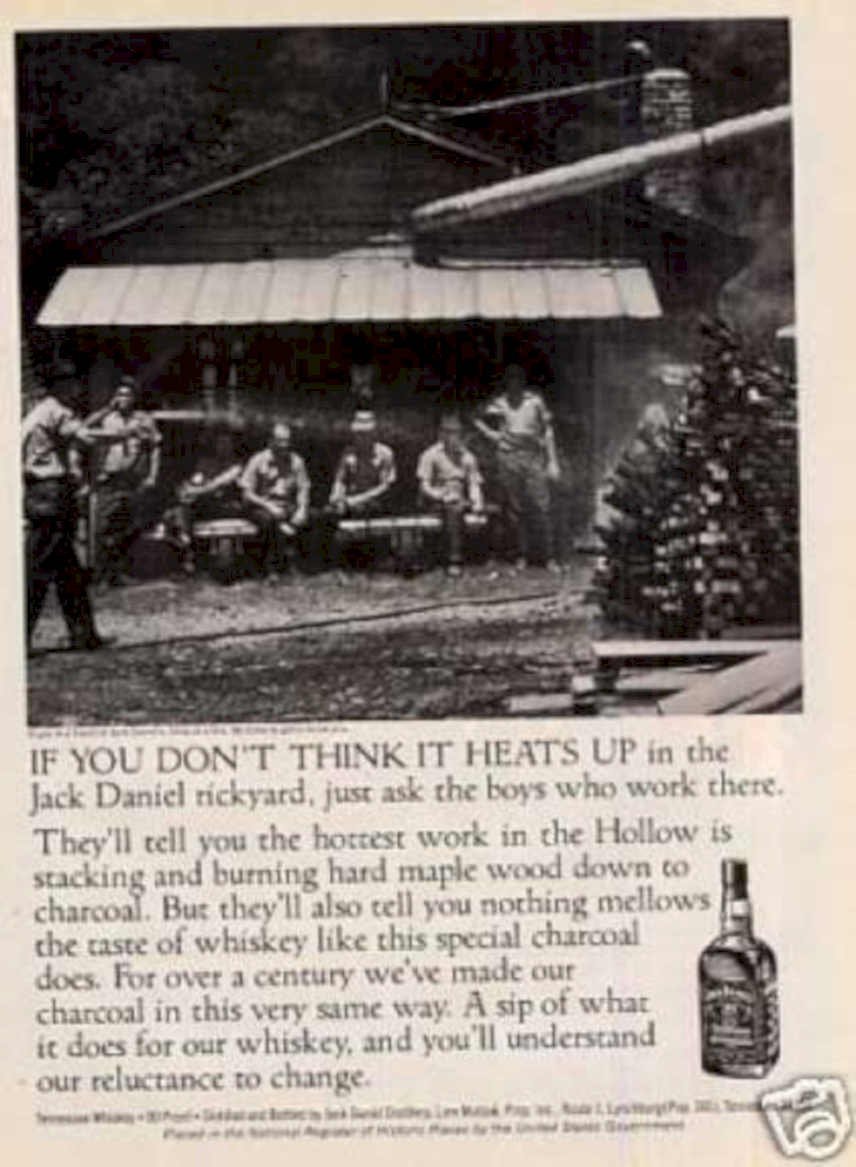 Jack Daniel Rickyard Vintage Retro Advert Ads A4 Photo Print