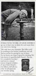Jack Daniel Whiskey 1 Vintage Retro Advert Ads A4 Photo Print