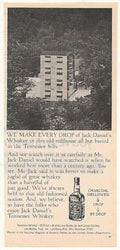 Jack Daniells Drop Vintage Retro Advert Ads A4 Photo Print