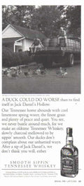 Jack Daniells Ducks Vintage Retro Advert Ads A4 Photo Print